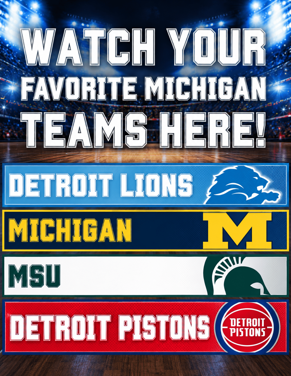 Michigan Teams Arena Spotlight